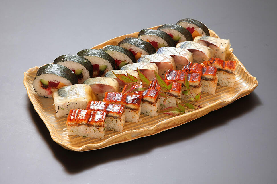寿司三種盛り